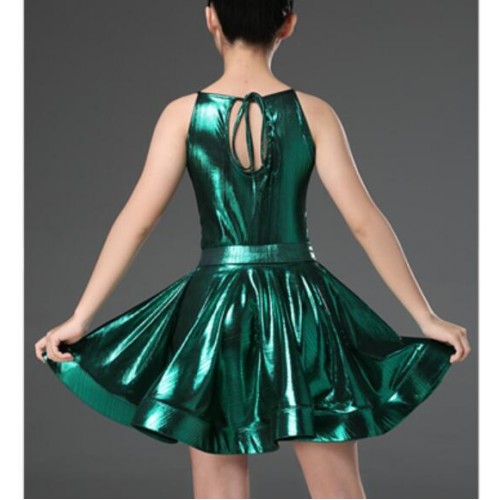 wholesale Girls children latin dance dresses school stage performance competition latin dance skirts costumes